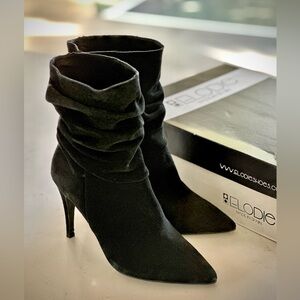 Elodie Women's Black Suede Boots